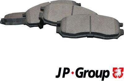 JP Group 3563601210 - Brake Pad Set, disc brake autospares.lv