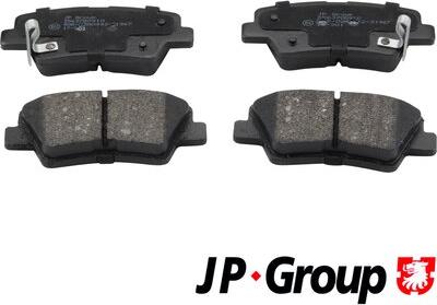 JP Group 3563700910 - Brake Pad Set, disc brake autospares.lv