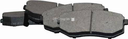 JP Group 3563700210 - Brake Pad Set, disc brake autospares.lv