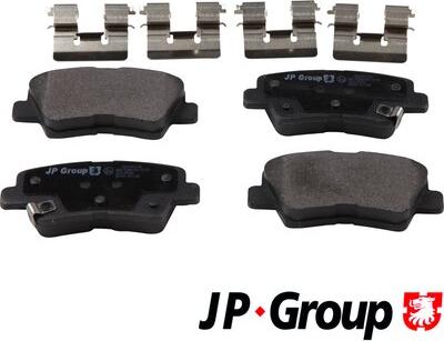 JP Group 3563701110 - Brake Pad Set, disc brake autospares.lv