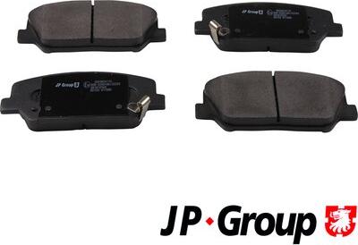 JP Group 3663604110 - Brake Pad Set, disc brake autospares.lv