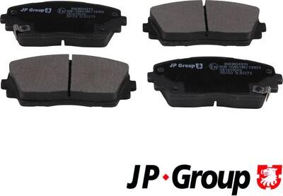 JP Group 3663604310 - Brake Pad Set, disc brake autospares.lv