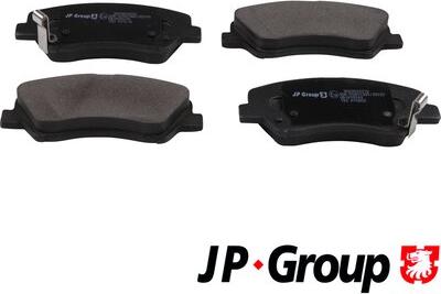 JP Group 3663604210 - Brake Pad Set, disc brake autospares.lv