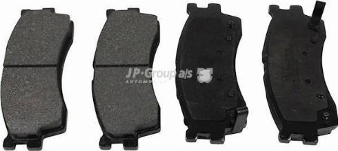 JP Group 3663600510 - Brake Pad Set, disc brake autospares.lv