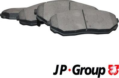 JP Group 3663600610 - Brake Pad Set, disc brake autospares.lv