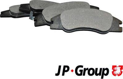 JP Group 3663600810 - Brake Pad Set, disc brake autospares.lv