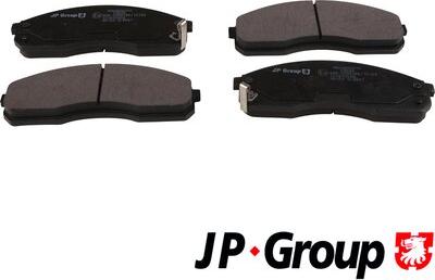 JP Group 3663600310 - Brake Pad Set, disc brake autospares.lv