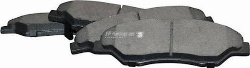 JP Group 3663600210 - Brake Pad Set, disc brake autospares.lv