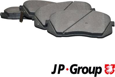 JP Group 3663600710 - Brake Pad Set, disc brake autospares.lv