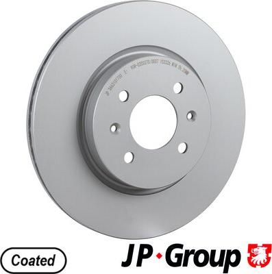 JP Group 3663101700 - Brake Disc autospares.lv