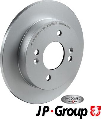 JP Group 3663200700 - Brake Disc autospares.lv