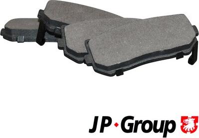 JP Group 3663700210 - Brake Pad Set, disc brake autospares.lv