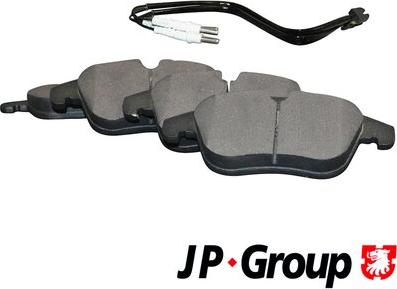 JP Group 3163600610 - Brake Pad Set, disc brake autospares.lv