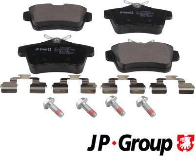 JP Group 3163700410 - Brake Pad Set, disc brake autospares.lv