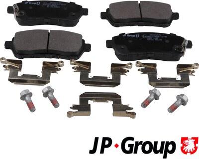 JP Group 3863604610 - Brake Pad Set, disc brake autospares.lv