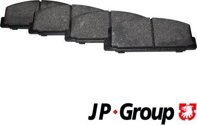 JP Group 3863700610 - Brake Pad Set, disc brake autospares.lv