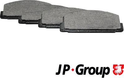 JP Group 3863700710 - Brake Pad Set, disc brake autospares.lv