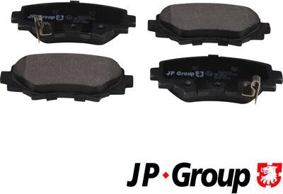 JP Group 3863701110 - Brake Pad Set, disc brake autospares.lv