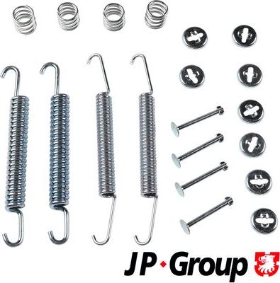 JP Group 3363952410 - Accessory Kit, brake shoes autospares.lv