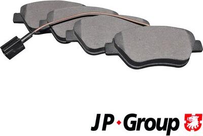 JP Group 3363601610 - Brake Pad Set, disc brake autospares.lv