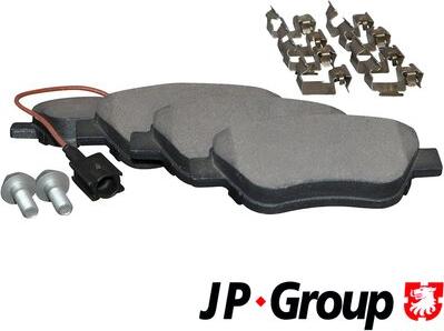 JP Group 3363601310 - Brake Pad Set, disc brake autospares.lv