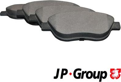 JP Group 3363601710 - Brake Pad Set, disc brake autospares.lv