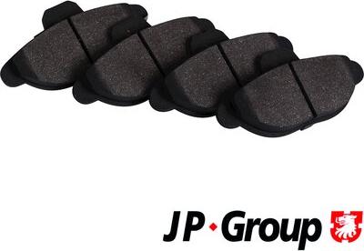 JP Group 3363602010 - Brake Pad Set, disc brake autospares.lv