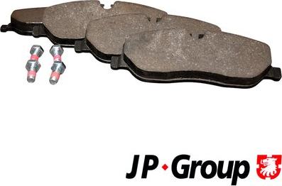 JP Group 3763600410 - Brake Pad Set, disc brake autospares.lv