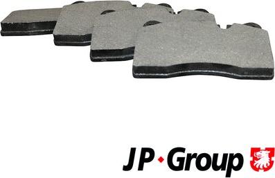 JP Group 3763600510 - Brake Pad Set, disc brake autospares.lv