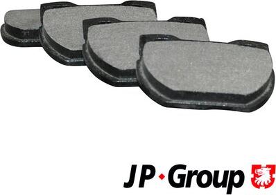 JP Group 3763700210 - Brake Pad Set, disc brake autospares.lv