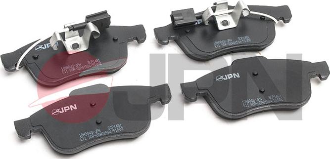 JPN 10H9043-JPN - Brake Pad Set, disc brake autospares.lv