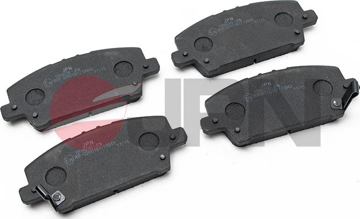 JPN 10H4036-JPN - Brake Pad Set, disc brake autospares.lv