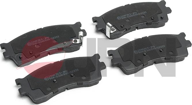 JPN 10H0303-JPN - Brake Pad Set, disc brake autospares.lv