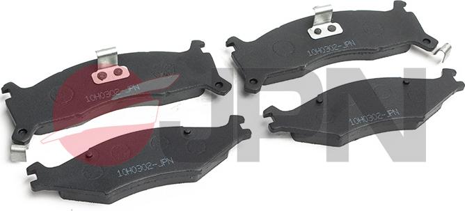 JPN 10H0302-JPN - Brake Pad Set, disc brake autospares.lv