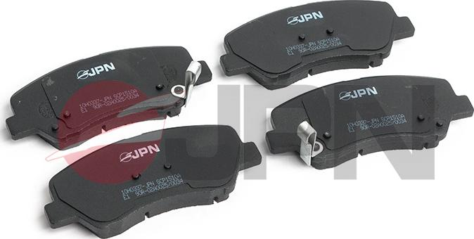 JPN 10H0337-JPN - Brake Pad Set, disc brake autospares.lv