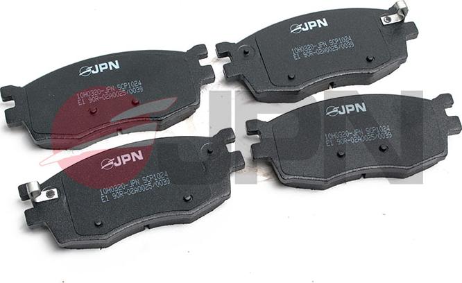 JPN 10H0320-JPN - Brake Pad Set, disc brake autospares.lv