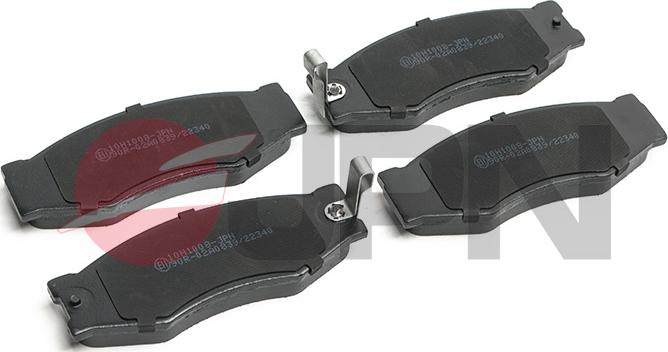 JPN 10H1008-JPN - Brake Pad Set, disc brake autospares.lv