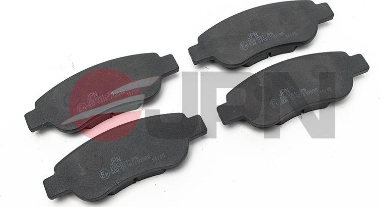 JPN 10H2061-JPN - Brake Pad Set, disc brake autospares.lv