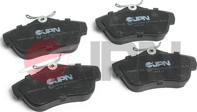 JPN 20H9057-JPN - Brake Pad Set, disc brake autospares.lv