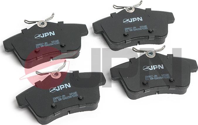 JPN 20H9017-JPN - Brake Pad Set, disc brake autospares.lv