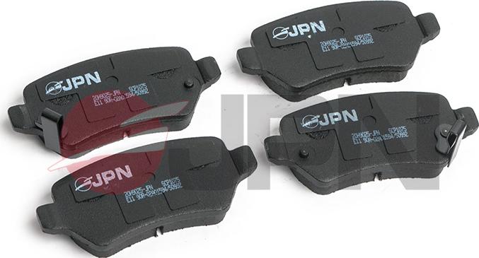 JPN 20H9025-JPN - Brake Pad Set, disc brake autospares.lv