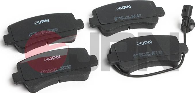 JPN 20H9021-JPN - Brake Pad Set, disc brake autospares.lv