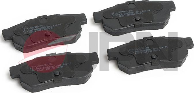 JPN 20H4005-JPN - Brake Pad Set, disc brake autospares.lv