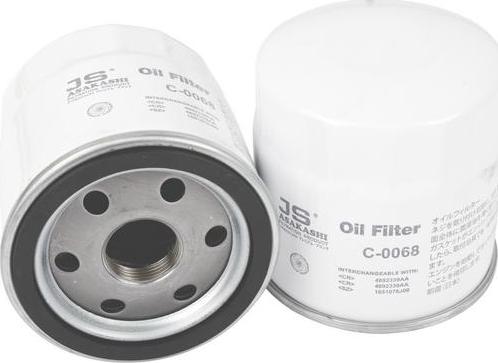 JS Asakashi C0068 - Oil Filter autospares.lv