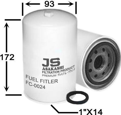 JS Asakashi FC0024 - Fuel filter autospares.lv