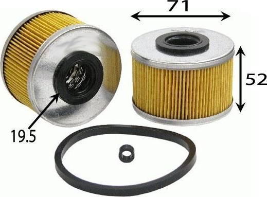 JS Asakashi FE1003 - Fuel filter autospares.lv