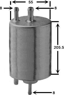 JS Asakashi FS0021 - Fuel filter autospares.lv