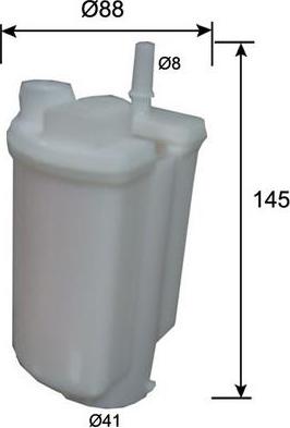 JS Asakashi FS13003 - Fuel filter autospares.lv
