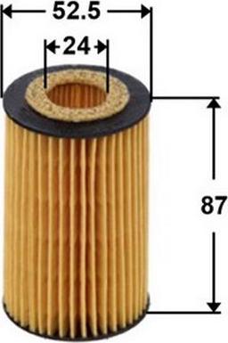 JS Asakashi OE0008 - Oil Filter autospares.lv