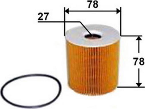 JS Asakashi OE0007 - Oil Filter autospares.lv